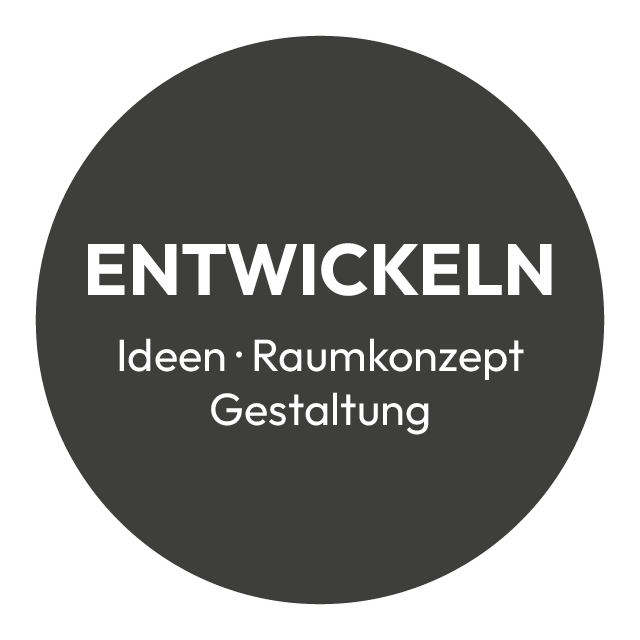 Der Button zeigt den zweiten Schritt der Vorgehensweise von IBE bei Projekten